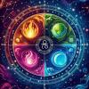 Los Elementos en Astrología: Fuego, Tierra, Aire y Agua,
